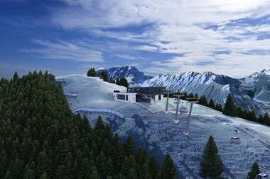 Ein Rendering des neuen Projekts im Brandnertal. | © Melzer & Hopfner Ingenieurgesellschaft